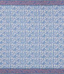 Off White Handloom Bengal Cotton Saree With Bird Motifs-BG1637