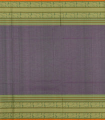 Purple Handloom Silk Cotton Saree With Buttas-SC4315