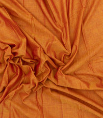 Orange Woven Chirala Cotton Saree With Contrast Border & Pallu-CR1388