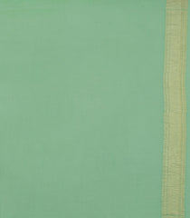 Aquamarine Woven Mysore Silk Saree With Chevron Stripes-MS3531
