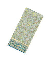 Shadow Green Woven Art Dupion Tissue Saree With Tie & Dye Motifs-BL5867