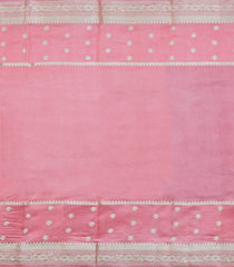 Crimson Woven Banarasi Poona Silk Saree With Checks & Buttas-BP1014