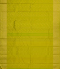 Light Green Handloom Kanchipuram Silk Saree With Floral Vine Motifs-KA14444