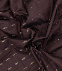 Dark Lilac Handloom Soft Silk Saree With Floral Motifs-SO4695