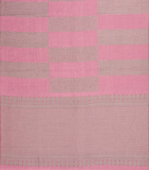 Dusty Pink Woven Art Dupion Saree With Floral Vine Motifs-BL4939