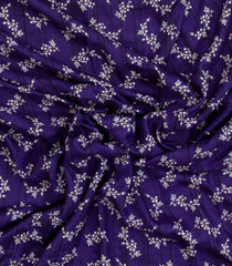 Violet Printed Art Dola Silk Saree With Zari Border-BL5738