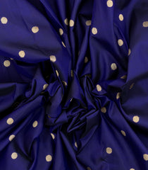 Violet Handloom Kanchipuram Silk Saree With Coin Buttas-KA14893