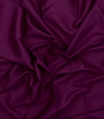 Burgundy Woven Mysore Silk Saree With Contrast Border-MS3713