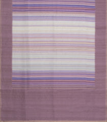 Multi Colour Printed Synthetic Dupion Saree With Stripes & Contrast Border-BL6054