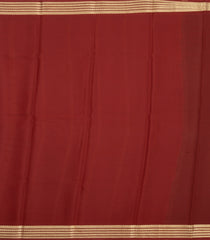 Dark Green Woven Mysore Silk Saree With Contrast Border-MS3755