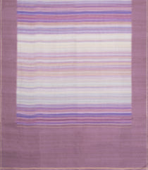 Dusty Pink Printed Synthetic Dupion Saree With Abstract Stripes-SY0489