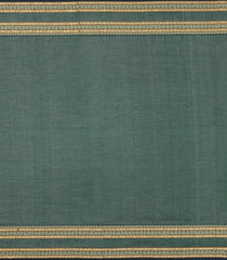 Dark Green Handloom Silk Cotton Saree With Buttas-SC4324