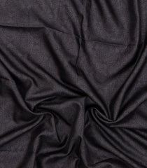 Dark Grey Printed Synthetic Tussar Silk Saree With Contrast Temple Border-SY0117