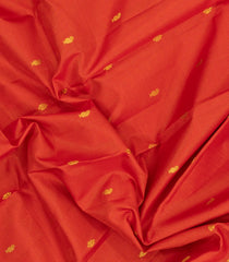 Red Handloom Kanchipuram Silk Saree With Vairaoosi & Buttas-KA15520