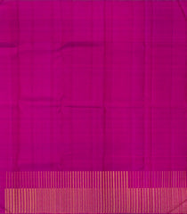 Red Handloom Korvai Kanchipuram Silk Saree With Coin Buttas-KA12603