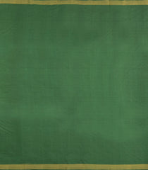 Green Woven Tussar Silk Saree With Mango Motifs & Zari Border-TU3534
