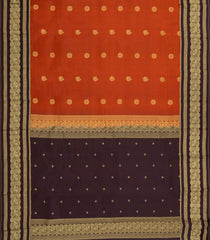 Red Kanchipuram Silk Saree With Annam Buttas-KA14928