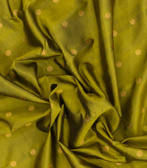 Light Green Handloom Gadwal Silk Saree With Buttas & Contrast Border-GA0426