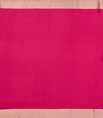 Magenta Woven Mysore Silk Saree With Floral Motifs-MS3408