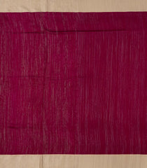 Crimson Handloom Tussar Saree With Printed Stripes Motifs-TU3038