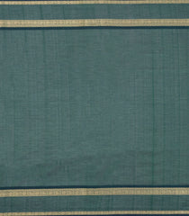 Sea Green Handloom Silk Cotton Saree With Zari Checks-SC4312