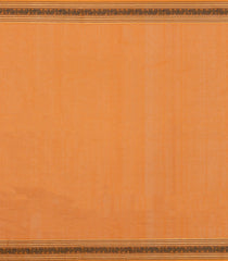 Oil Mustard Handloom Kanchi Cotton Saree With Annam Motifs-KC1827