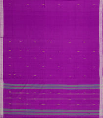 Purple Woven Kadappa Cotton Saree With Buttas-KN0764