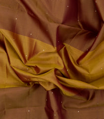 Mustard Handloom Soft Silk Saree With Zari Stripes & Buttas-SO4785