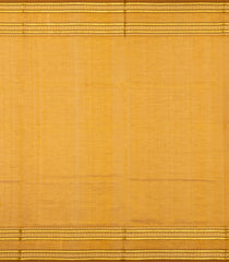 Mustard Handloom Silk Cotton Saree With Parrot Buttas-SC4003