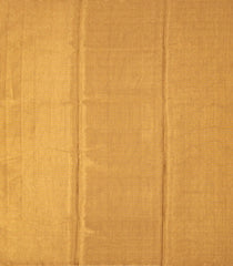 Gold Handloom Chanderi Plain Tissue Cotton Saree -CC1327