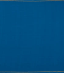Sky Blue Woven Mysore Silk Saree With Pure Zari Stripes-MS3289