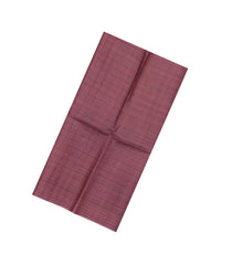 Chestnut Pink Woven Tussar Silk Saree With Stripes-TU3339