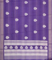 Purple Printed Synthetic Dola Silk Saree With Zari Stripes & Border-SY0385