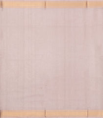 Taupe Handloom Village Cotton Saree With Buttas-VC1604