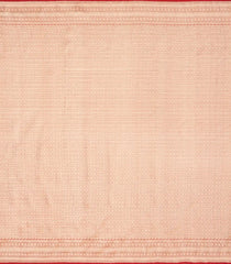 Red Handloom Organza Soft Silk Saree With Meena Floral Motifs-SO4109