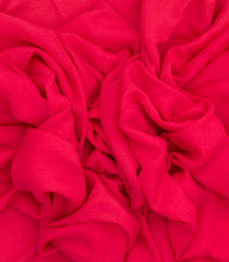 Hot Pink Woven Mysore Silk Saree With Contrast Blouse-MS3058