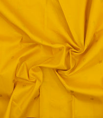 Yellow Handloom Korvai Kanchipuram Silk Saree With Buttas-KA15509