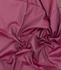 Dusty Pink Handloom Soft Silk Saree With Dotted Stripes-SO4551