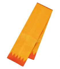 Gold Handloom Kanchipuram Silk Saree With Temple Border-KA16185