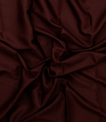 Dark Brown Woven Mysore Silk Saree With Contrast Border-MS3732