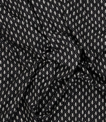 Black Woven Jaipur Cotton Saree With Printed Floral Motifs-JC1430