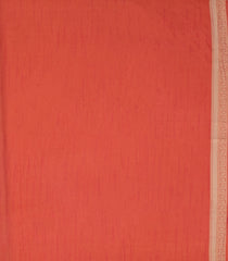 Peach Woven Art Dupion Saree With Floral Zari Motifs-BL5938