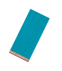 Cyan Handloom Maheswari Silk Cotton Saree With Zari Border-SC4161