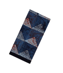 Indigo Printed Jaipur Cotton Saree With Floral Motifs-JC1686