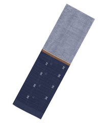 Grey Woven Rasipuram Cotton Sari With Contrast Border-RA2627