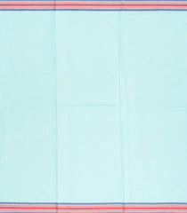 Light Blue Woven Chirala Cotton Saree With Contrast Border-CR1319