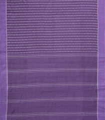 Lavender Woven Art Bhagalpur Cotton Saree With Thread & Zari Stripes-SY0272