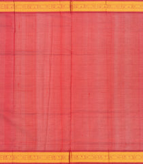 Royal Blue Handloom Korvai Silk Cotton Saree With Contrast Border-SC3680