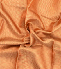 Peach Woven Tussar Silk Saree With Stripes-TU3568