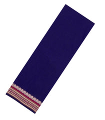 Violet Woven Chirala Cotton Saree With Contrast Border-CR1404